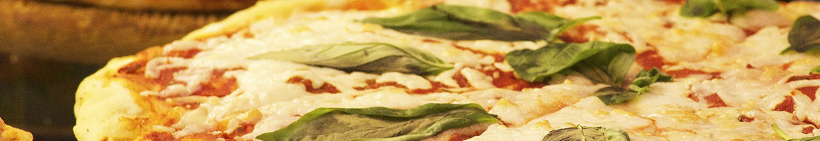 Eating Italian Pizza at Sammy's Cucina restaurant in Woodhaven, MI.